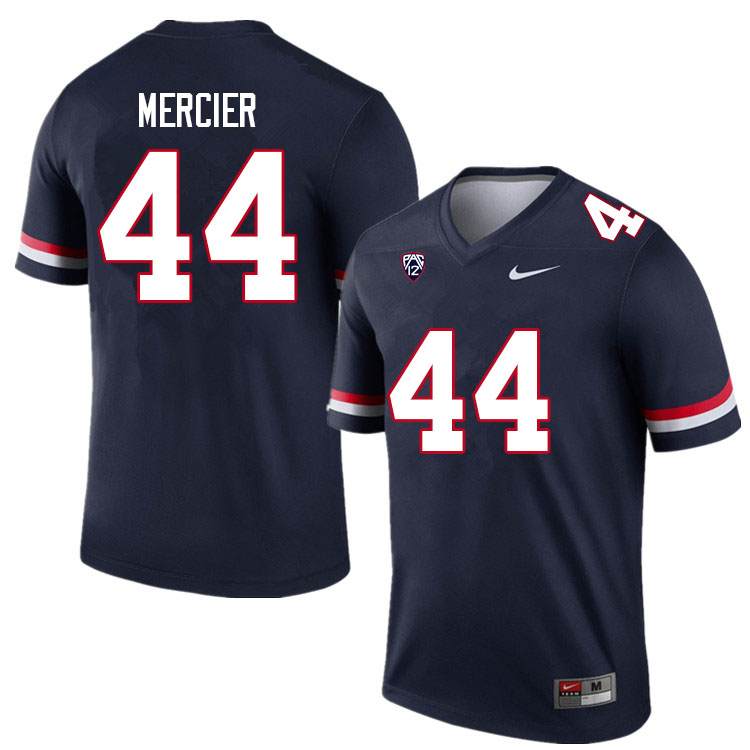 Men #44 Jeremy Mercier Arizona Wildcats College Football Jerseys Sale-Navy